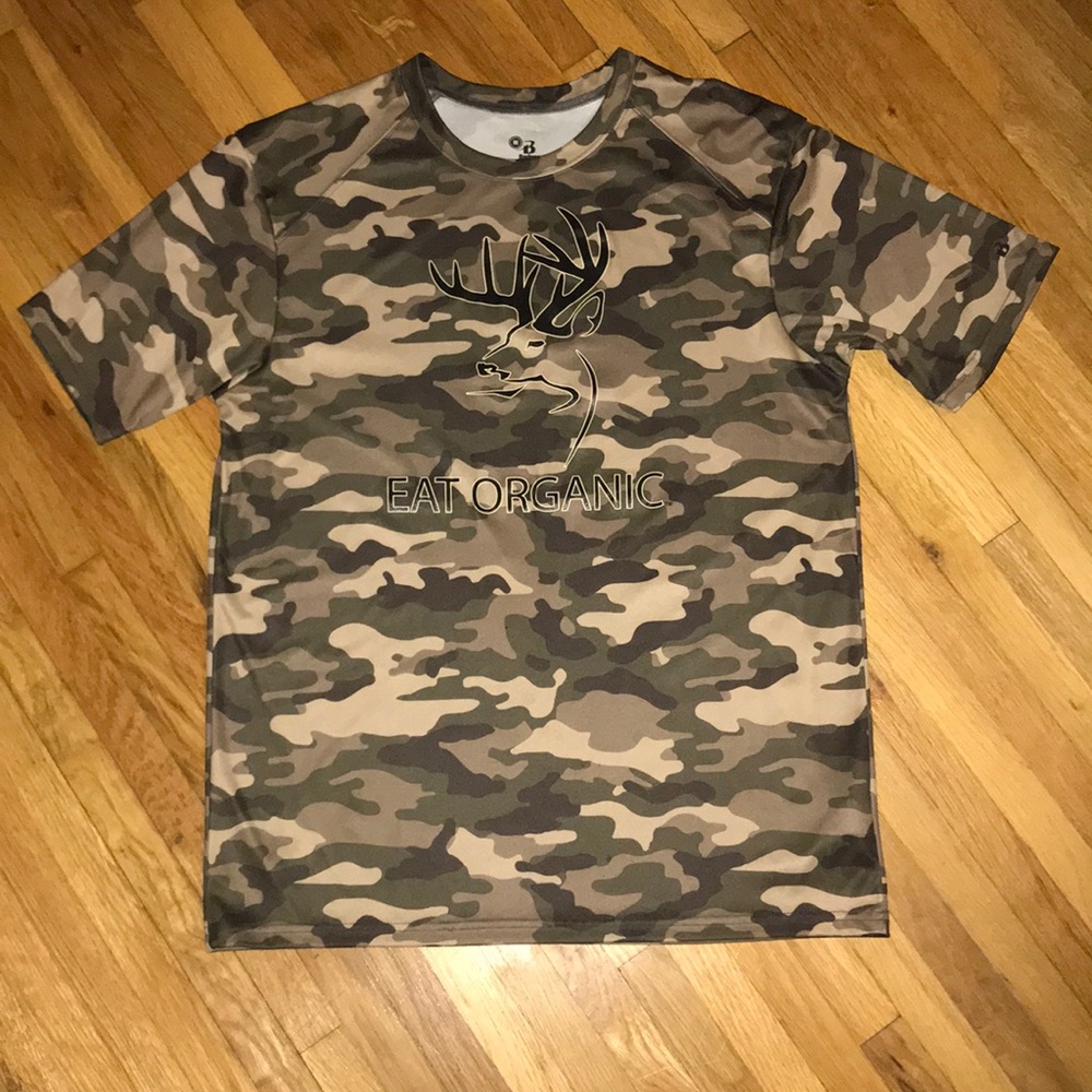 Eat Organic Camo Top